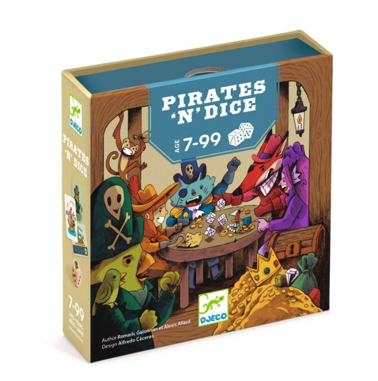 Djeco Kaartspel - Piraten en dobbelstenen