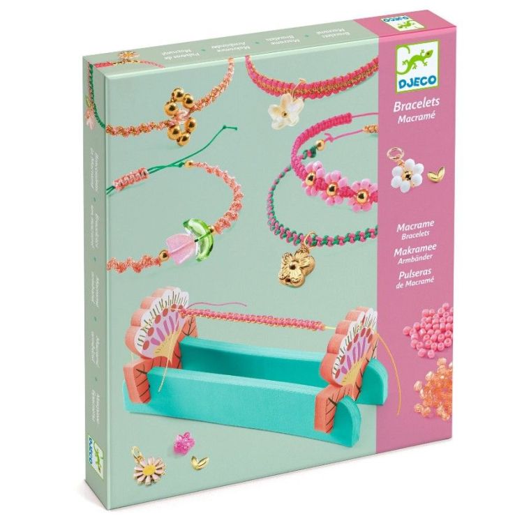 Djeco Knutselset - Armbanden macrame - Roze Djeco Knutselset - Armbanden macrame - Roze