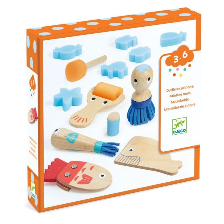 Djeco Knutselset - verf tools Djeco Knutselset - verf tools