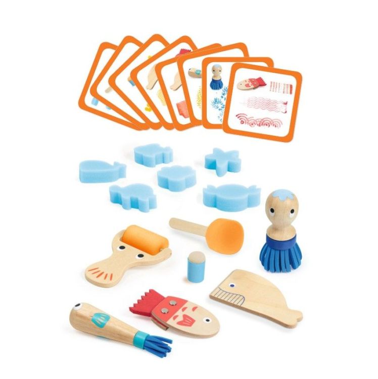 Djeco Knutselset - verf tools