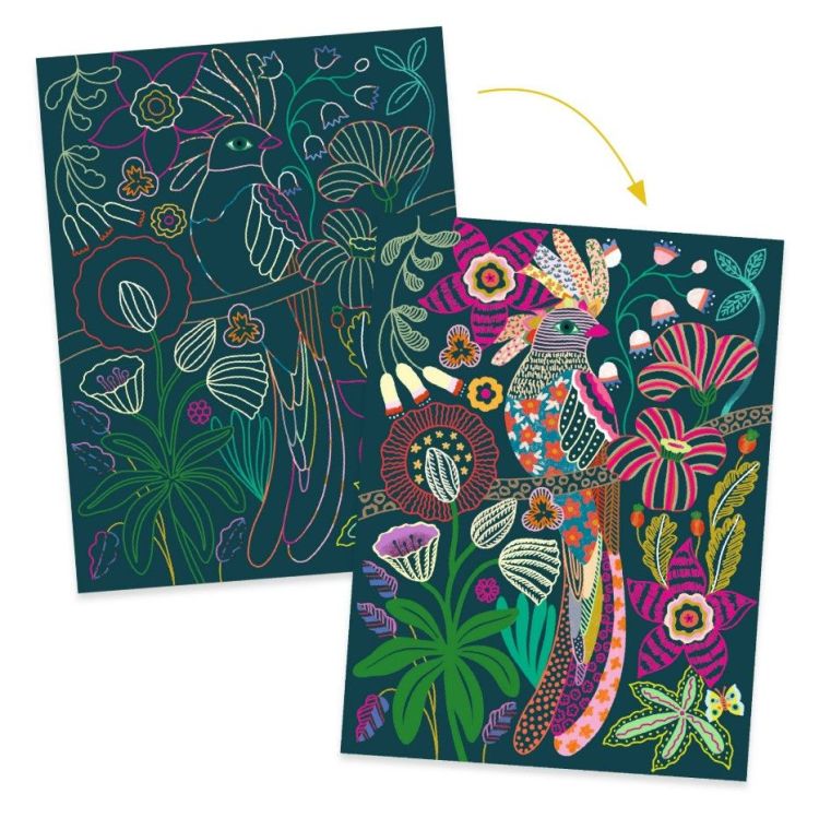 Djeco Krasfolie - Jungle