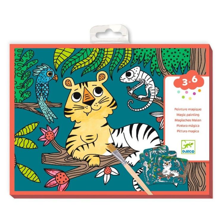 Djeco Magische waterverf - In de Jungle Djeco Magische waterverf - In de Jungle