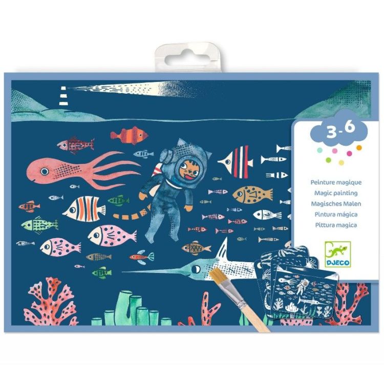 Djeco Magische waterverf  - In de Oceaan
