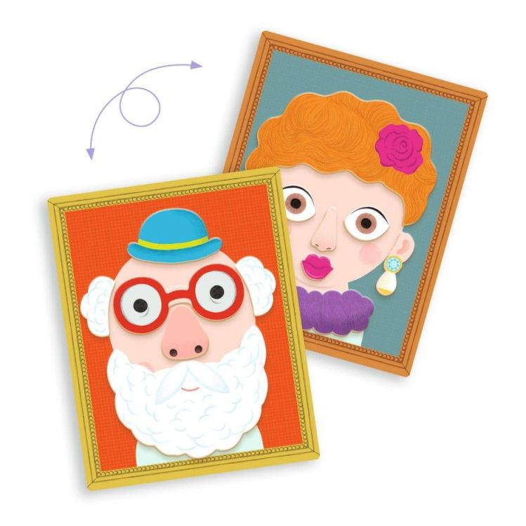 Djeco Magnetisch spel - Portretten