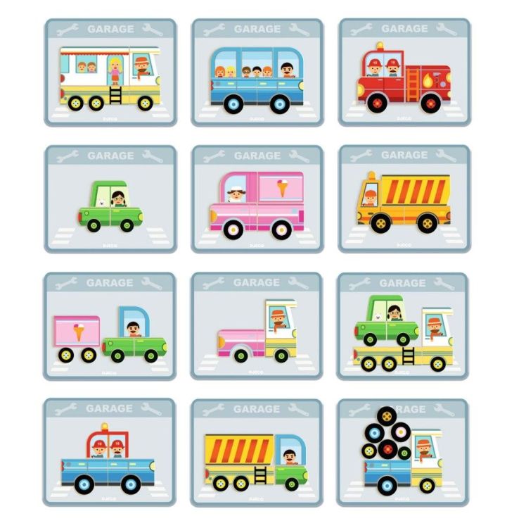 Djeco Magnetisch spel - Voertuigen