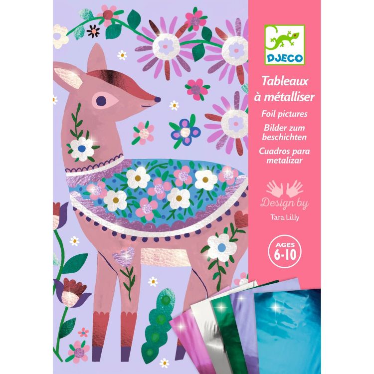 Djeco Metaalfolie schilderijtjes  - Mooi bos