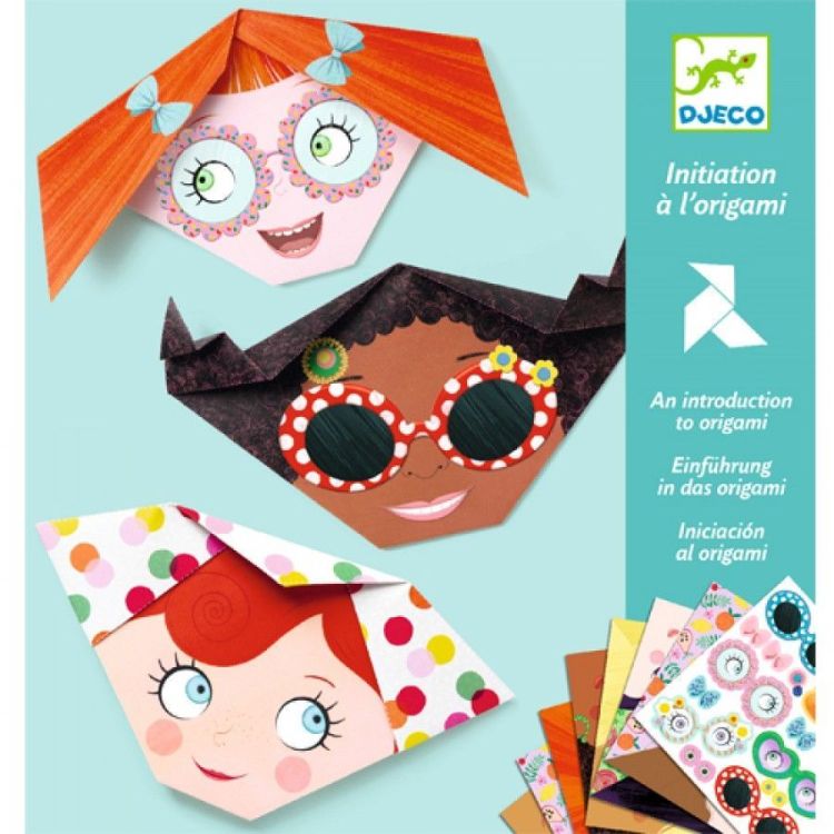 Djeco Origami - Grappige gezichten Djeco Origami - Grappige gezichten