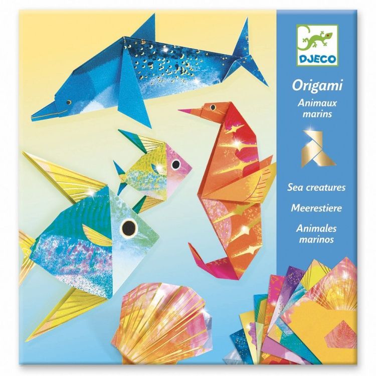 Djeco Origami - zeedieren Djeco Origami - zeedieren