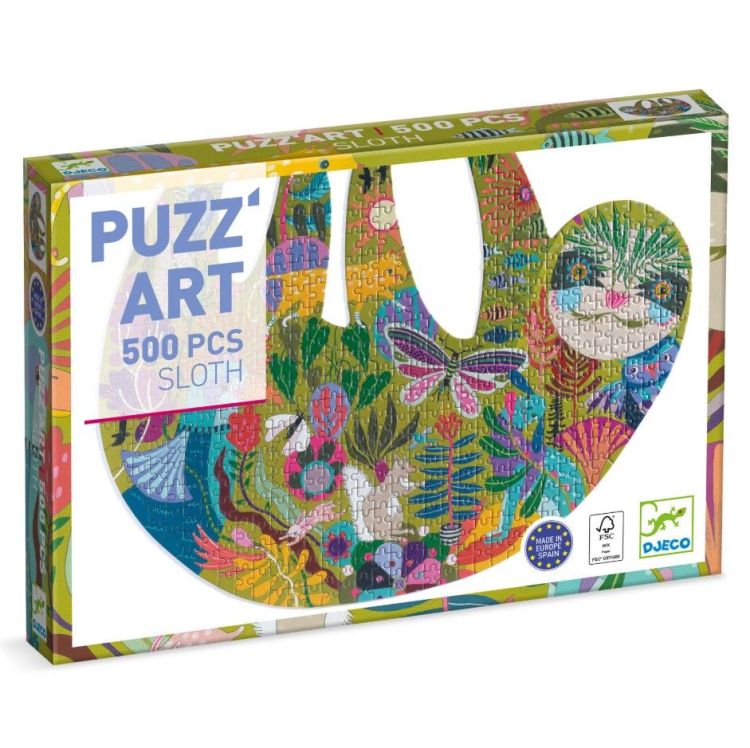 Djeco Puzz'Art Luiaard - 500 pcs
