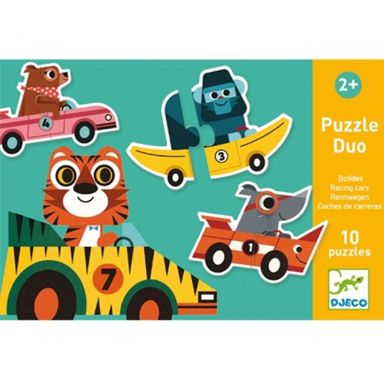 Djeco Puzzel - Duo - Racewagens