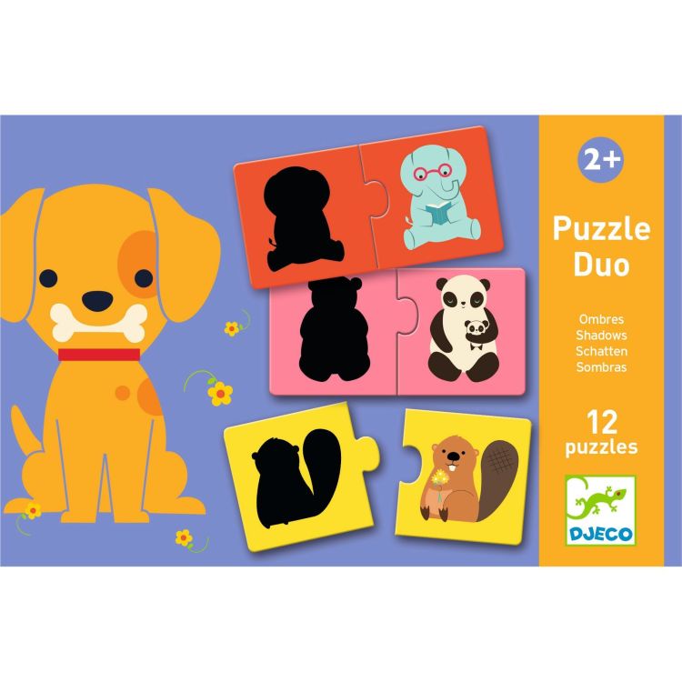 Djeco Puzzel - Duo - Schaduwen