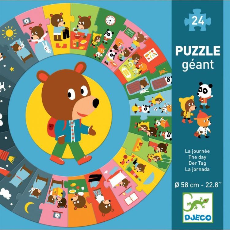 Djeco Puzzel géant - De dag