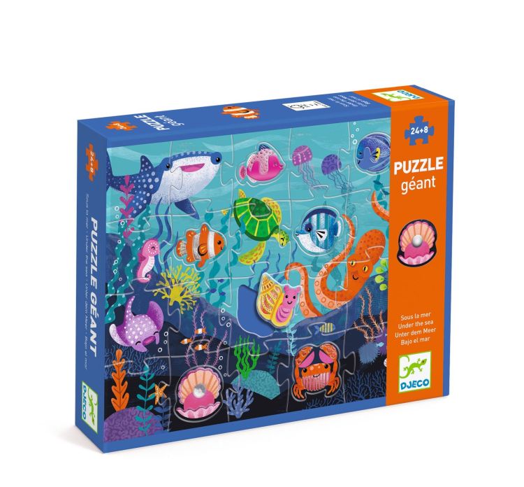 Djeco Puzzel géant - Diep in de zee