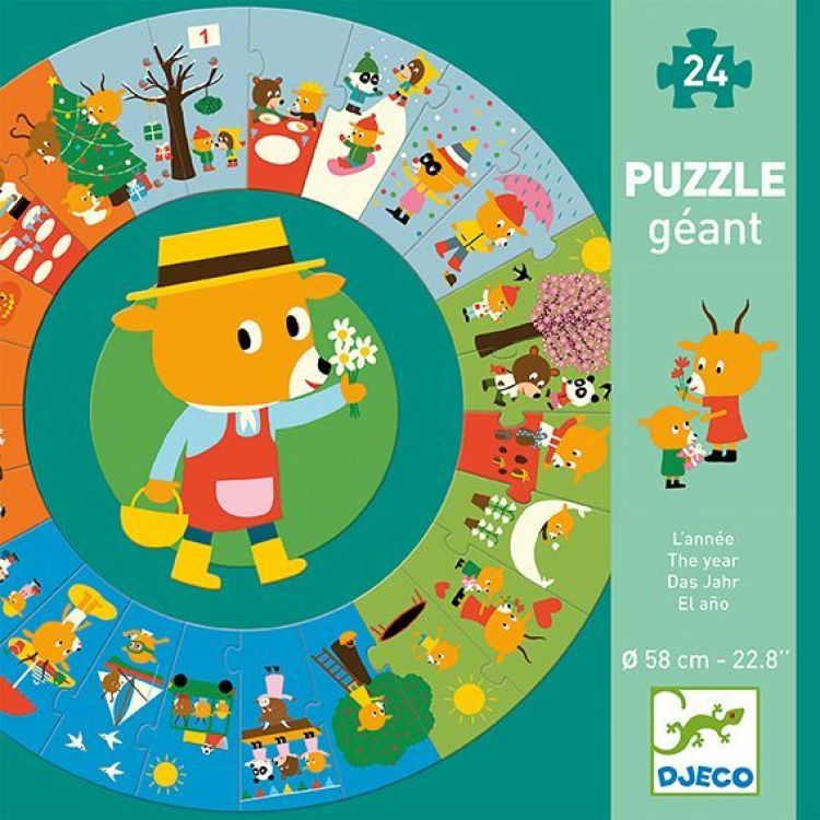 Djeco Puzzel - Het jaar