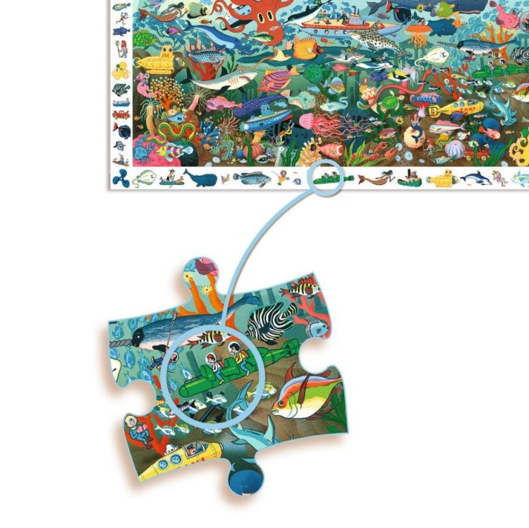 Djeco Puzzel observation - Geheimen van de zee - 200 pcs