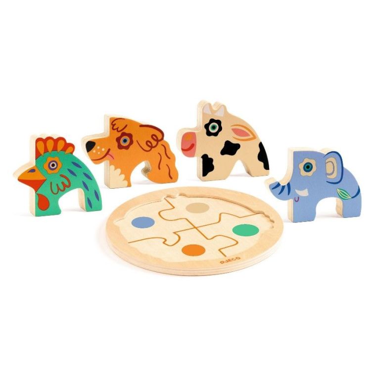 Djeco Puzzel relief - Rondo Dog