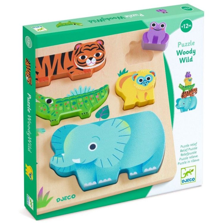 Djeco Puzzel - Woody Wild