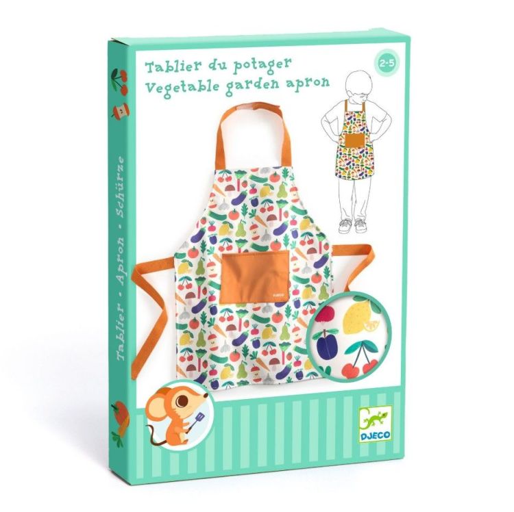 Djeco Schort - Groenten en fruit Djeco Schort - Groenten en fruit