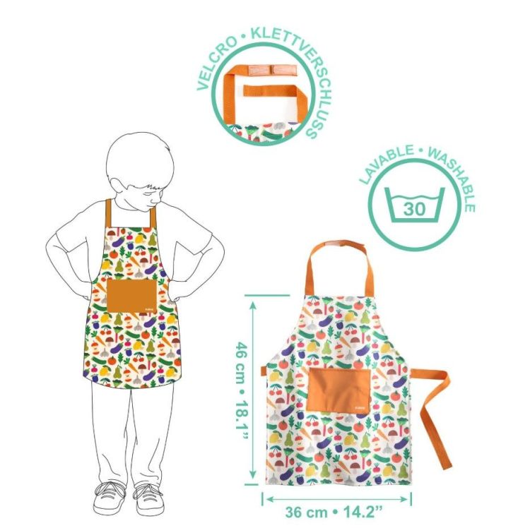 Djeco Schort - Groenten en fruit