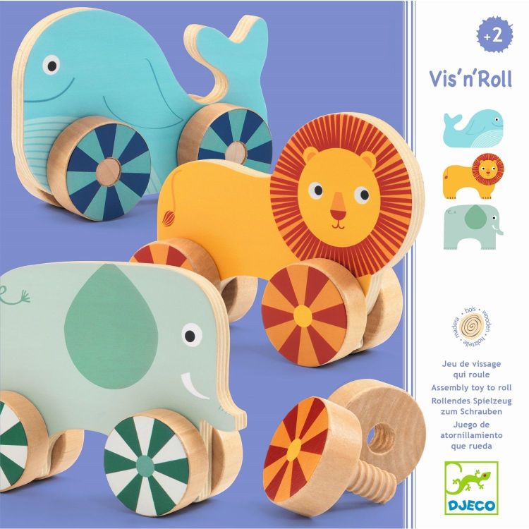 Djeco Schroefspel Vis'n'roll