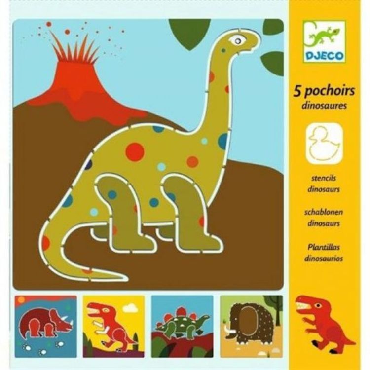 Djeco Sjablonen - Dinosaurus