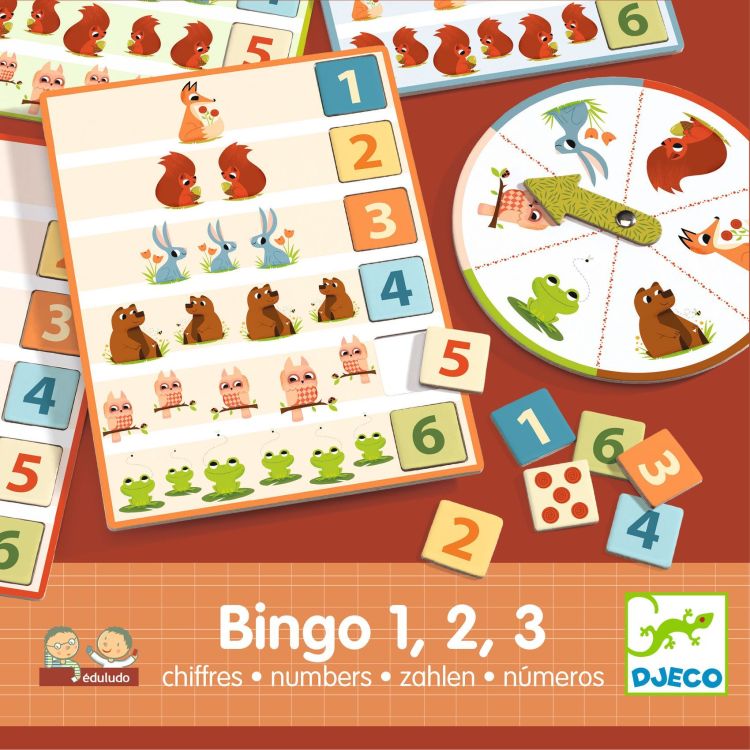 Djeco Spel - Bingo 1, 2, 3