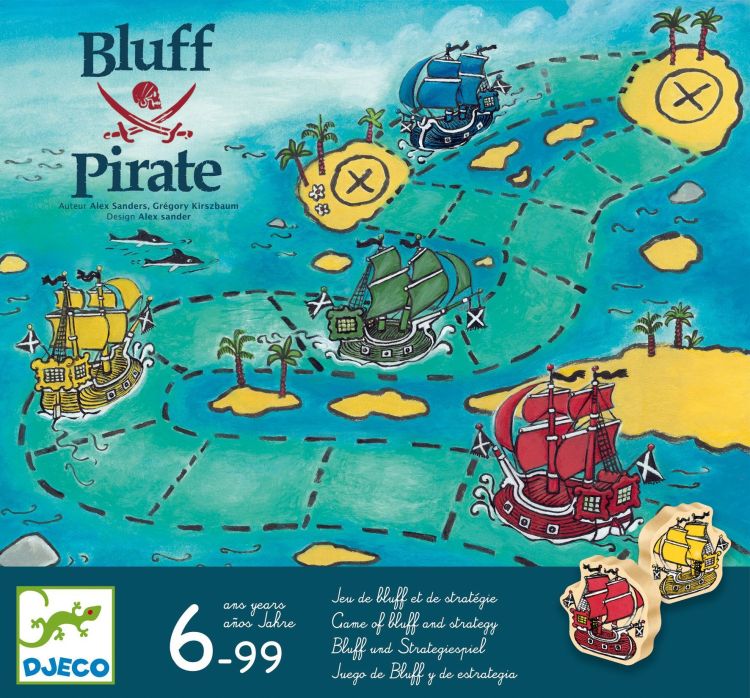 Djeco Spel Bluff Pirate