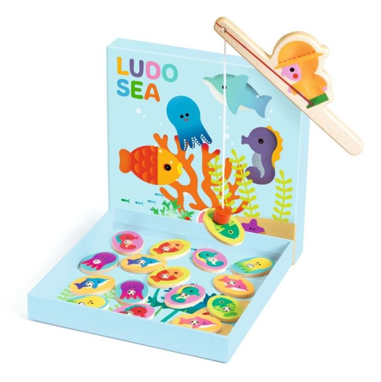 Djeco Spel - Memo ludo (4 in 1) - Vissen