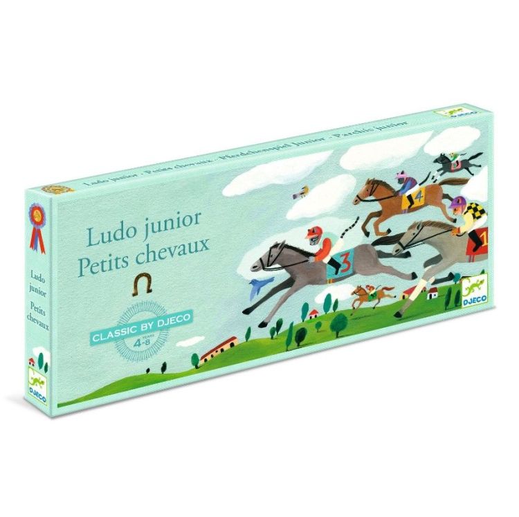 Djeco Spel - Mens erger je niet - paarden Djeco Spel - Mens erger je niet - paarden