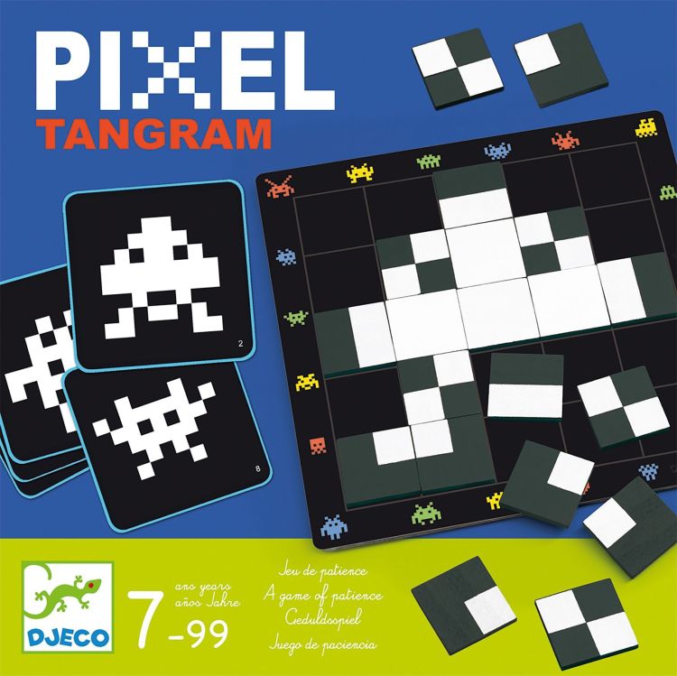 Djeco Spel - Pixel tangram