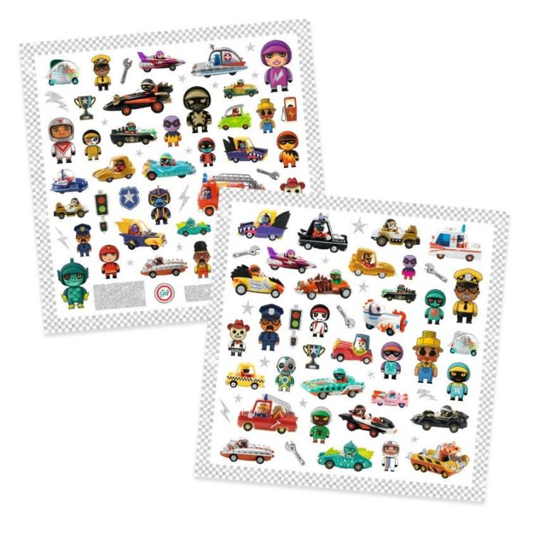 Djeco Stickers - Autos