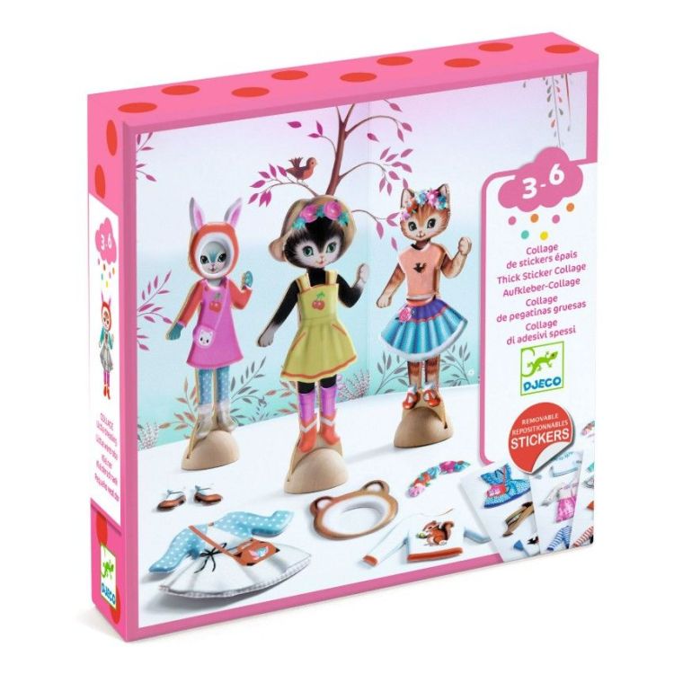 Djeco Stickers - Collage - Little dressing