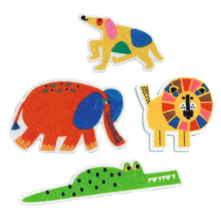 Djeco Stickers - Dieren - Vilt