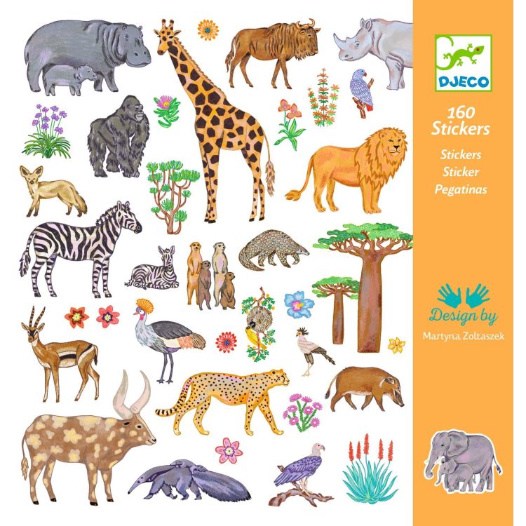 Djeco Stickers - Kenia
