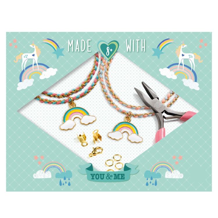 Djeco You & me - Armbandjes maken - Regenboog kumihimo