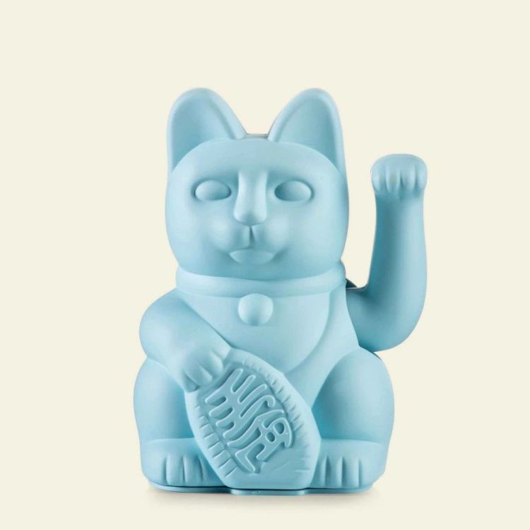 Donkey Lucky cat - Mini - Licht blauw