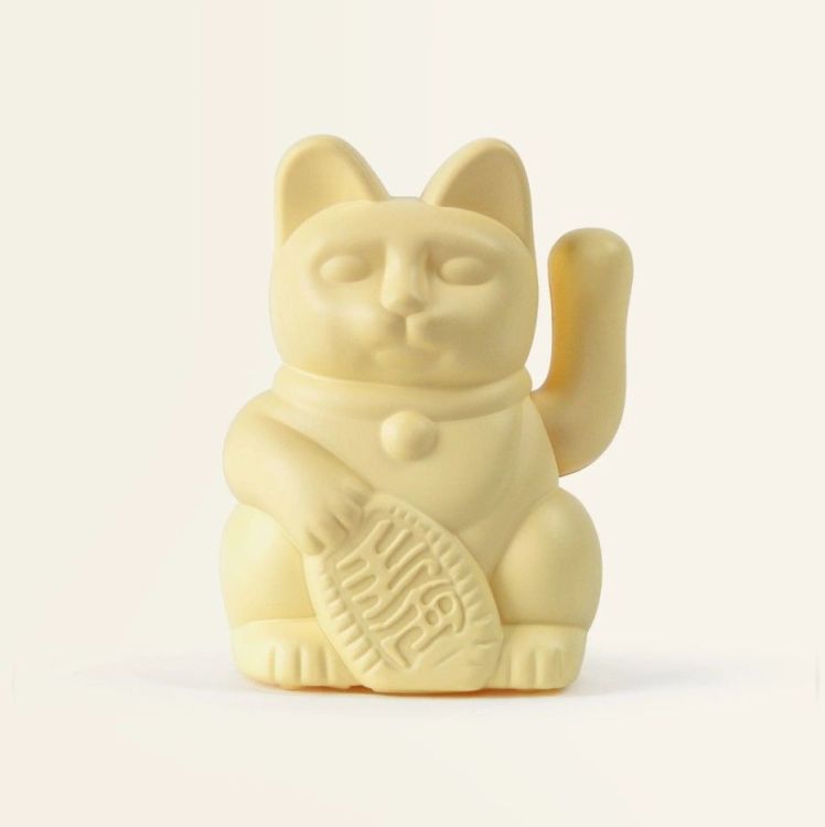 Donkey Lucky cat - Solar - Geel Donkey Lucky cat - Solar - Geel