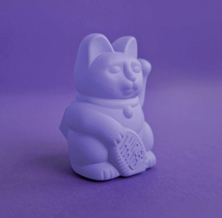 Donkey Lucky cat - Solar - Lilac
