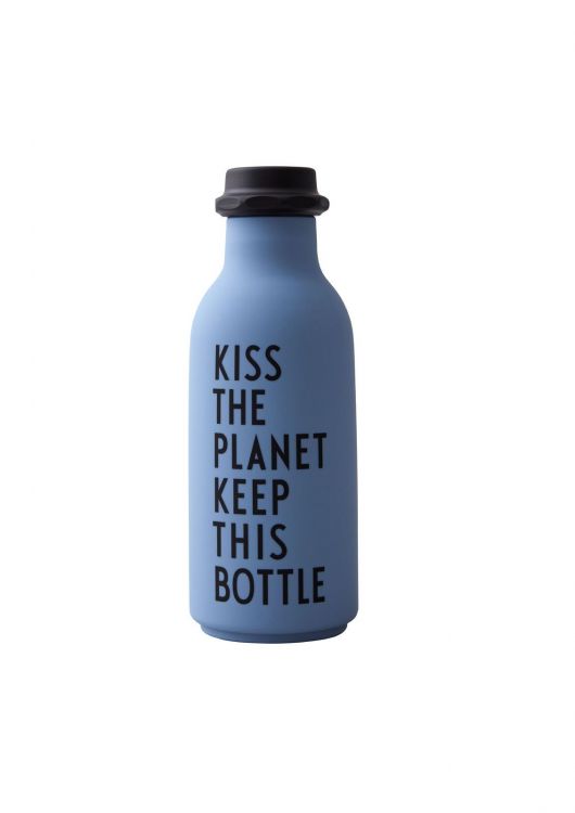 Design Letters Drinkfles - Kiss the planet keep this bottle