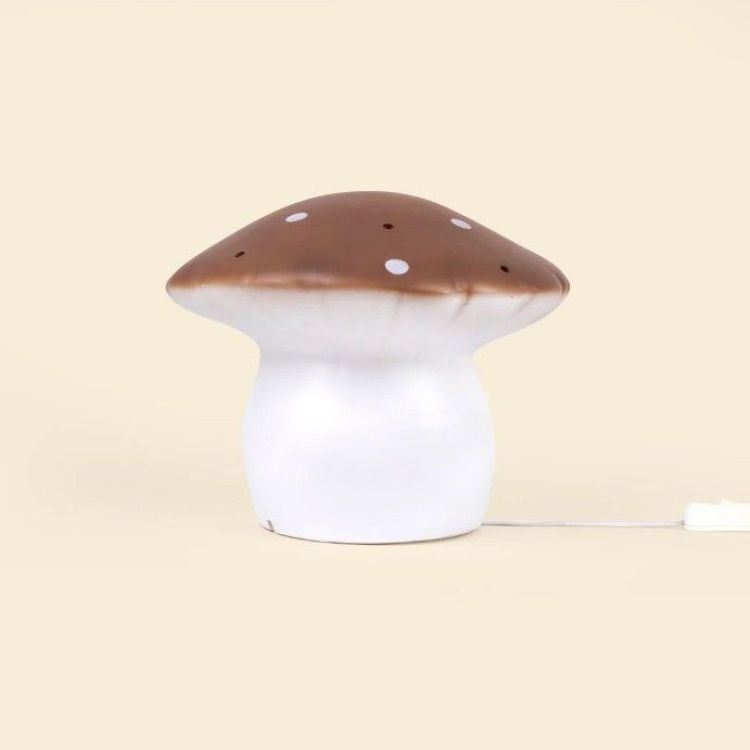 Egmont toys Lamp - Mushroom medium - Chocolate Egmont toys Lamp - Mushroom medium - Chocolate