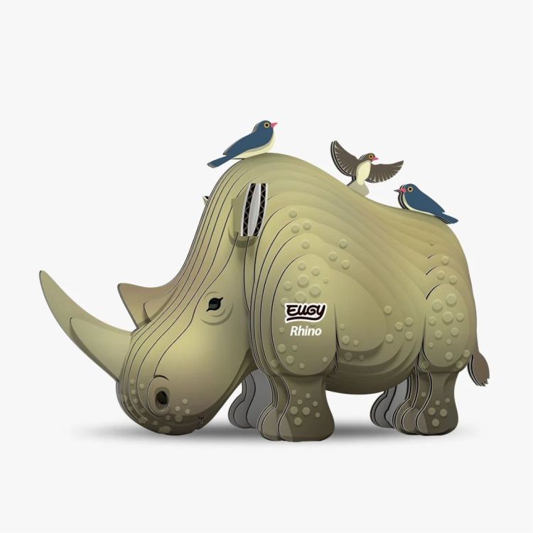 Eugy 3D knutselpakket - 076 - Rhino Eugy 3D knutselpakket - 076 - Rhino