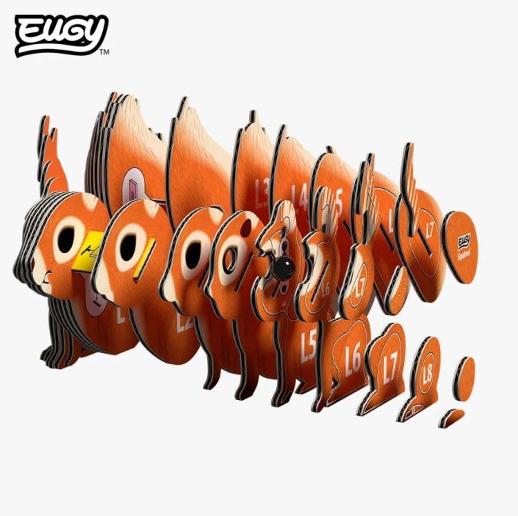 Eugy 3D knutselpakket - 083 - Squirrel