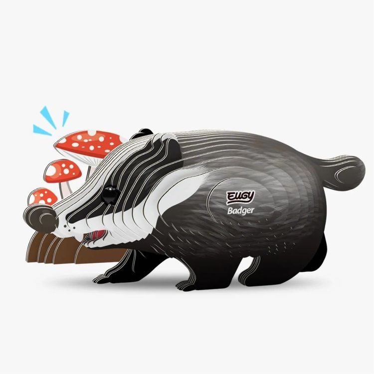 Eugy 3D knutselpakket - 094 - Badger Eugy 3D knutselpakket - 094 - Badger