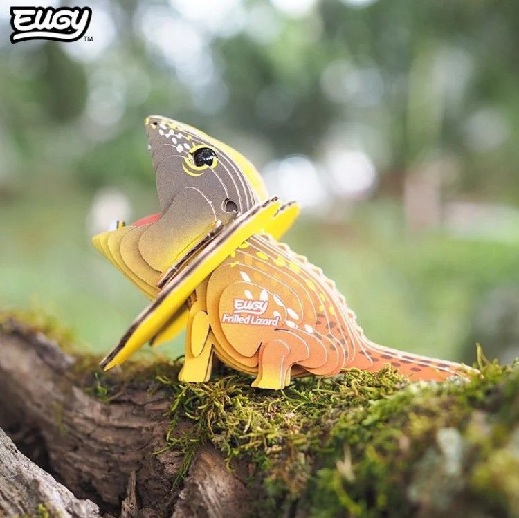 Eugy 3D knutselpakket - 108 - Frilled Lizard