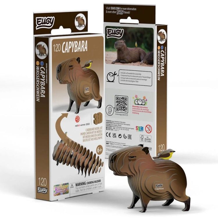 Eugy 3D knutselpakket - 120 - Capybara