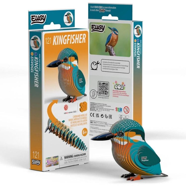 Eugy 3D knutselpakket - 121 - Kingfisher