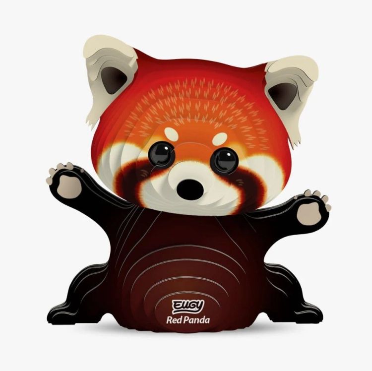 Eugy 3D knutselpakket - 126 - Rode Panda Eugy 3D knutselpakket - 126 - Rode Panda