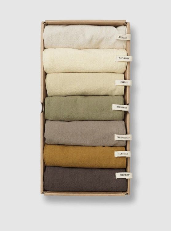 Ferm Living Day tea towels - Handdoeken - Set van 7 - calm Ferm Living Day tea towels - Handdoeken - Set van 7 - calm