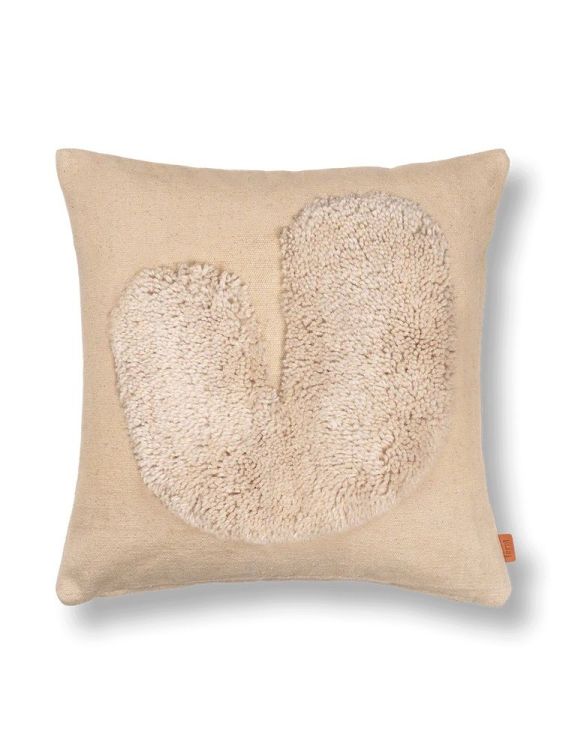 Ferm Living Lay Cushion - Sand/Off-white
