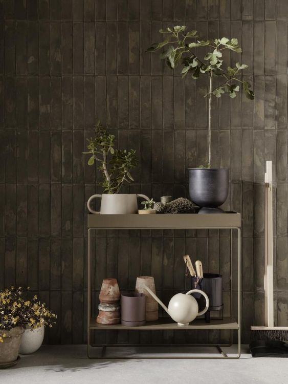 Ferm Living Plant Box -Two-Tier- Olive